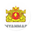 Burma Emblem stickers