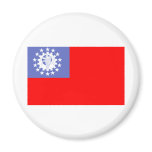 Burma Flag Fridge Magnets