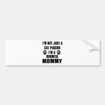 Burmese shirts Cat Design Bumper Sticker