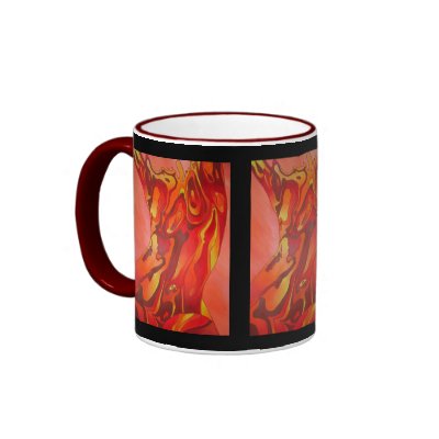 Burn Baby Burn Coffee Mugs by taiche
