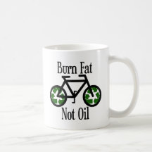 Burn Fat Not Oil Coffee Mugs