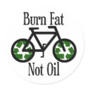 Burn Fat Not Oil stickers