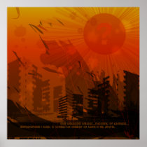 Burn It Down Art Print