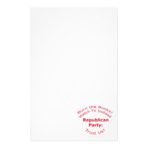 Burn the Books Stationery