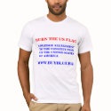 BURN THE US FLAG, I PLEDGE ALLEGIANCE ... t-shirts