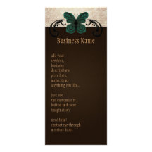 Burned Butterfly Rack Card