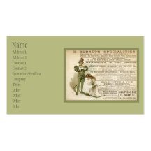 Burnet's Specialities Business Card Templates