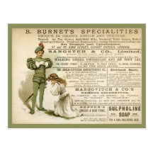 Burnet's Specialities Postcard