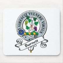 Burnett Clan Badge Mouse Pad