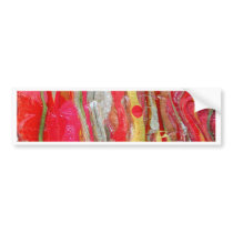 BURNING ABSTRACTION - BUMPER STICKER