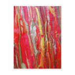 BURNING ABSTRACTION - POST CARD postcards