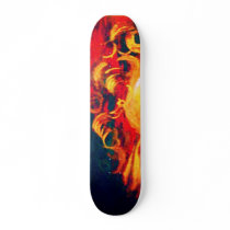 Burning Curls Stamp Skateboard