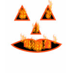 Burning Halloween Pumpkin t-shirts