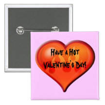 Burning Heart Buttons