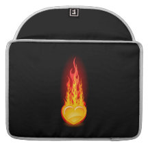 Burning Heart Laptop Sleeve Sleeve For MacBook Pro