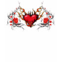 Burning Heart t-shirts