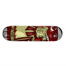 Burning LJ Skateboard.