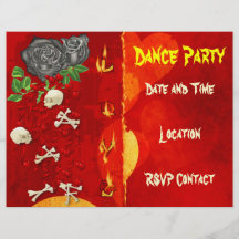 Burning Love Fire Custom Flyer