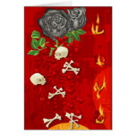 Burning Love Fire Greeting Card