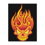 Burning Skull Postcards