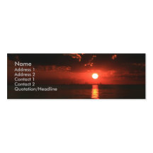 Burning Sky... Business Card Template