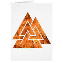 Burning Valknut Cards