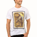 Burnout Fitted  Astronomy T-shirt USSR Stamp