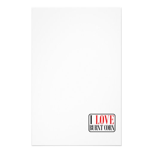 Burnt Corn, Alabama City Design Custom Stationery