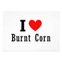 Burnt Corn, Alabama City Design Personalized Announcements