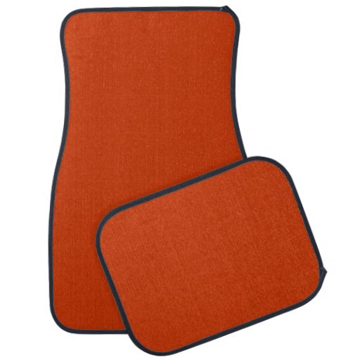 Burnt Orange Template Floor Mat Zazzle
