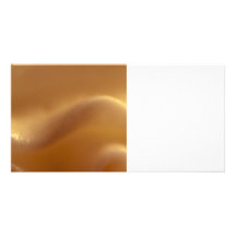 Burnt Orange Wave Dream Photo Greeting Card