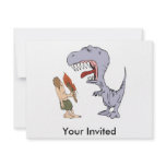 Burping Dinosaur invitations