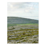 Burren Clouds Mountains Hills Post Card