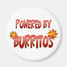 Burrito Power Refrigerator Magnet