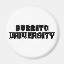 Burrito University Refrigerator Magnet