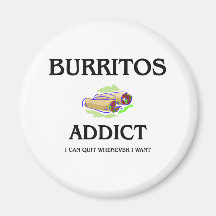 Burritos Addict Magnets