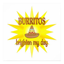 Burritos Brighten posters