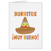 BURRITOS GREETING CARDS