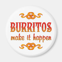 Burritos Refrigerator Magnets