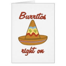 Burritos Right On Cards