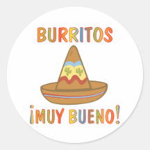 BURRITOS STICKER