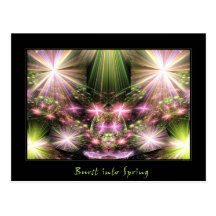 Burst into Spring Postcards