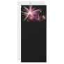 Burst of Pink Abstract Fractal Art Rack Cards