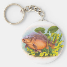 Bursting Mirror Carp Keychain