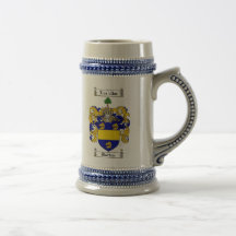 Burton Coat of Arms Stein / Burton Family Crest Coffee Mugs