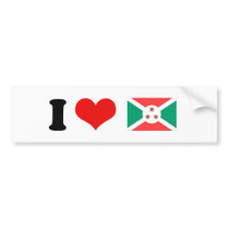 Burundi Flag Bumper Sticker