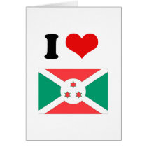 Burundi Flag Greeting Card