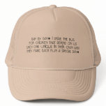 Bus Driver - Day By Day Poem Hat