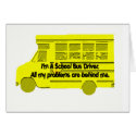 Bus Driver-Problems Behind Me Card