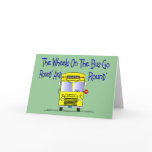 Bus Driver "The Wheels on the Bus" cards